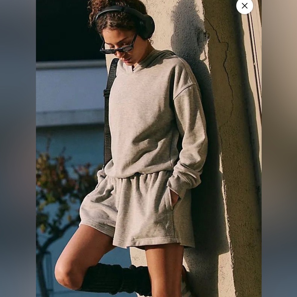 Free People Such a Flirt Romper size XL Gray